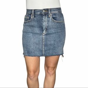 Wilfred Cut-Off Denim skirt